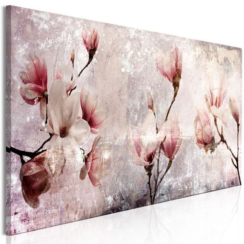 Tableau Fleurs Magnolia Charm (1 Part) Narrow 120x40 Cm