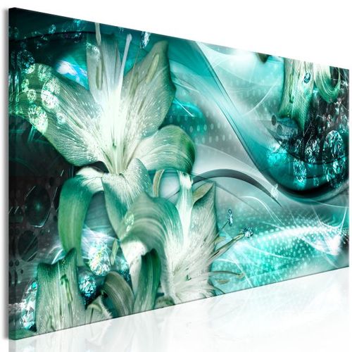 Tableau Emerald Dream (1 Part) Narrow 120x40 Cm