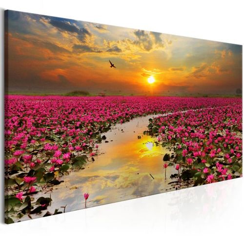 Tableau Lily Field (1 Part) Narrow 120x40 Cm