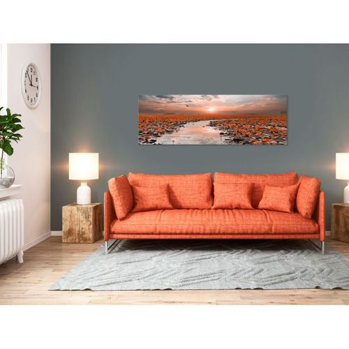 Tableau Lily Pathway (1 Part) Narrow 120x40 Cm
