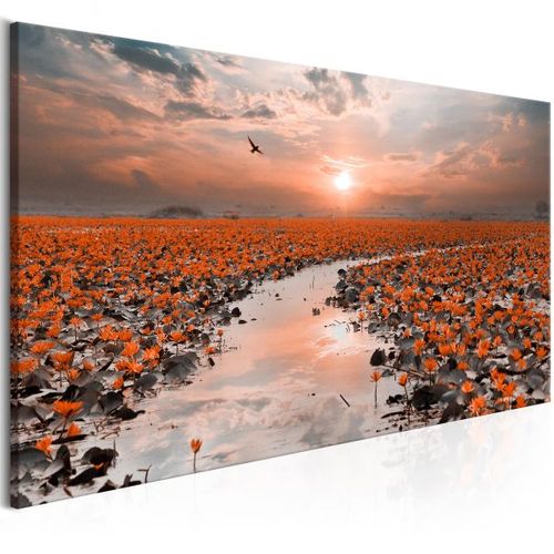 Tableau Lily Pathway (1 Part) Narrow 120x40 Cm