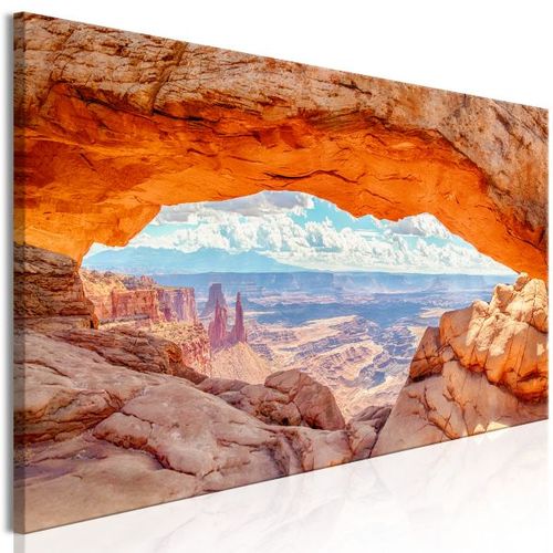 Tableau Canyon In Utah (1 Part) Narrow 120x40 Cm
