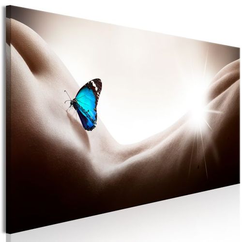 Tableau Personnages Woman And Butterfly (1 Part) Narrow 150x50 Cm