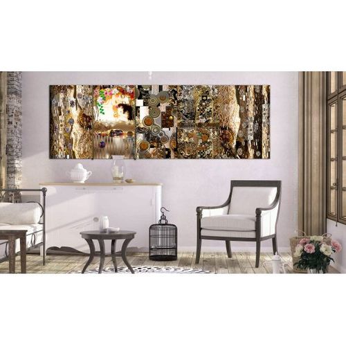 Tableau Mother's Love (1 Part) Gold 120x40 Cm