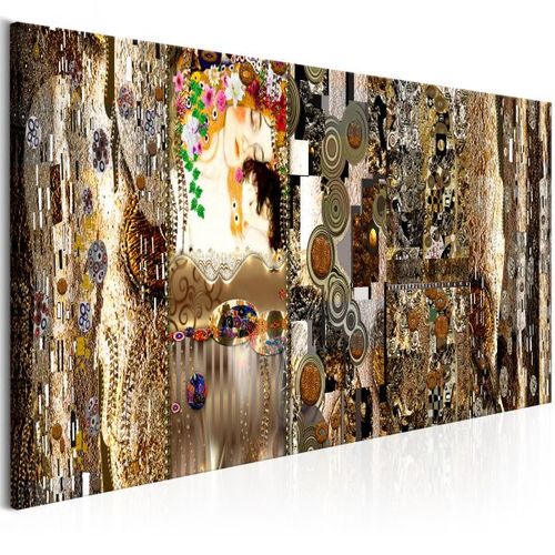 Tableau Mother's Love (1 Part) Gold 120x40 Cm