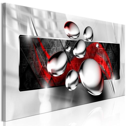 Tableau Shiny Stones (1 Part) Narrow Red 120x40 Cm