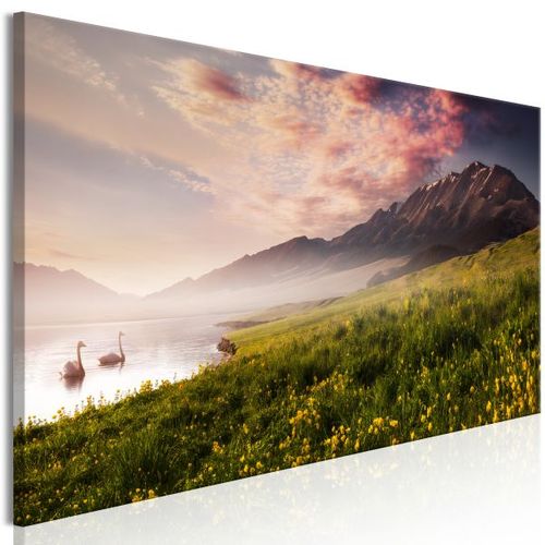 Tableau Sayram Lake (1 Part) Narrow 120x40 Cm