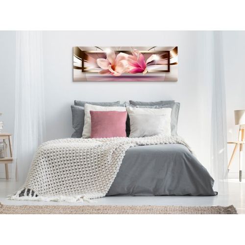 Tableau Flowers Outside The Frame (1 Part) Narrow 150x50 Cm