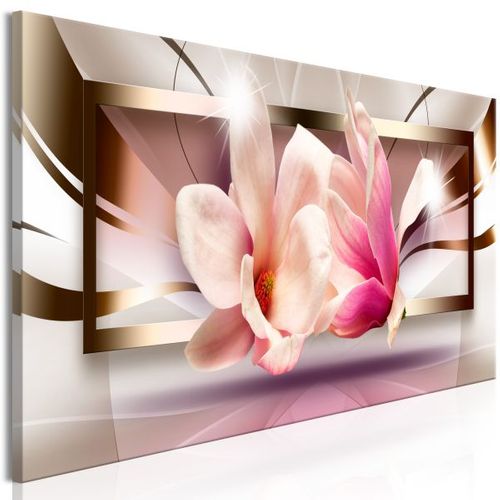 Tableau Flowers Outside The Frame (1 Part) Narrow 150x50 Cm