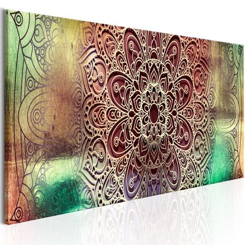 Tableau Zen Colourful Mandala 120x40 Cm