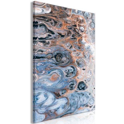 Tableau Sienna Blue Marble (1 Part) Vertical 40x60 Cm