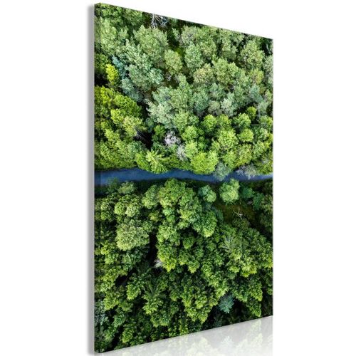 Tableau Road Through Forest (1 Part) Vertical 80x120 Cm