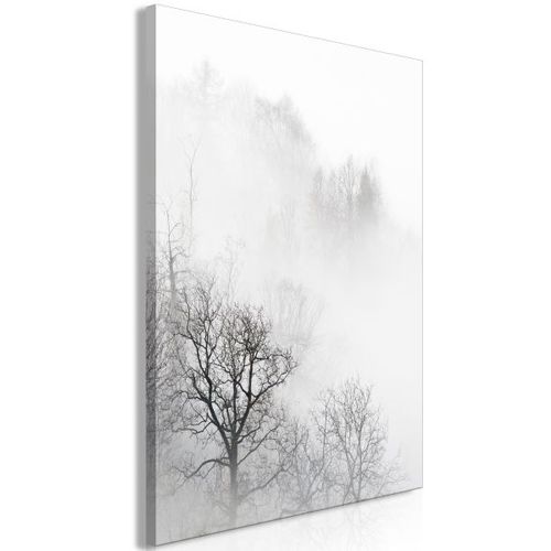 Tableau Trees In The Fog (1 Part) Vertical 40x60 Cm