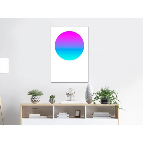 Tableau Colourful Circle (1 Part) Vertical 40x60 Cm