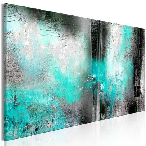 Tableau Turquoise Fog (1 Part) Narrow 135x45 Cm