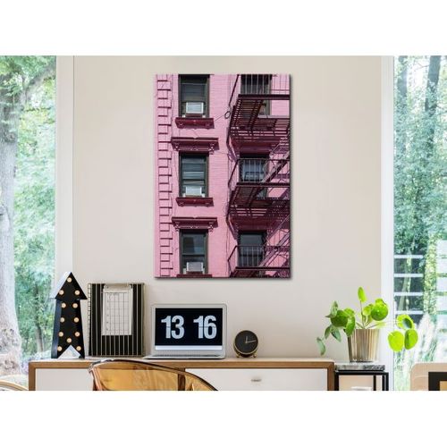Tableau Fire Stairs (1 Part) Vertical 80x120 Cm