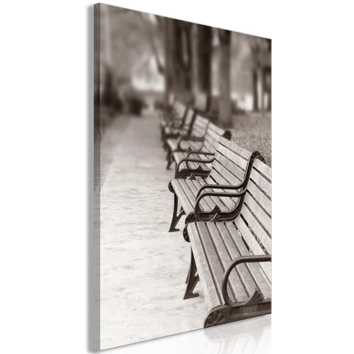 Tableau Park Benches (1 Part) Vertical 40x60 Cm