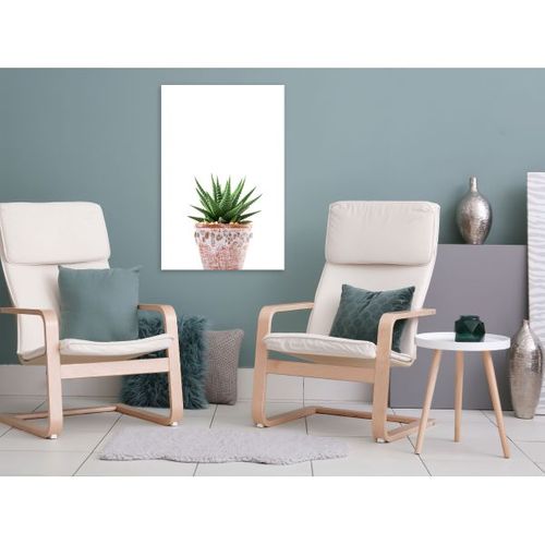 Tableau Fleurs Succulents In Pot (1 Part) Vertical 40x60 Cm