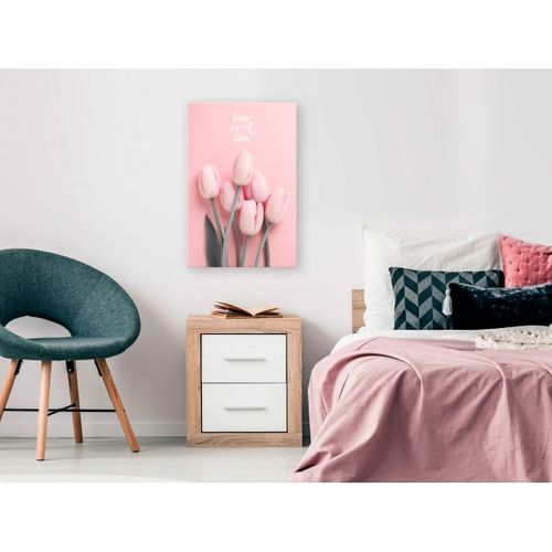Tableau Fleurs Six Tulips (1 Part) Vertical 40x60 Cm