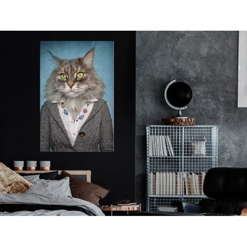 Tableau Mrs. Cat (1 Part) Vertical 40x60 Cm