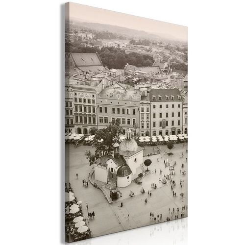 Tableau Villes Cracow: St. Wojciech Church (1 Part) Vertical 80x120 Cm