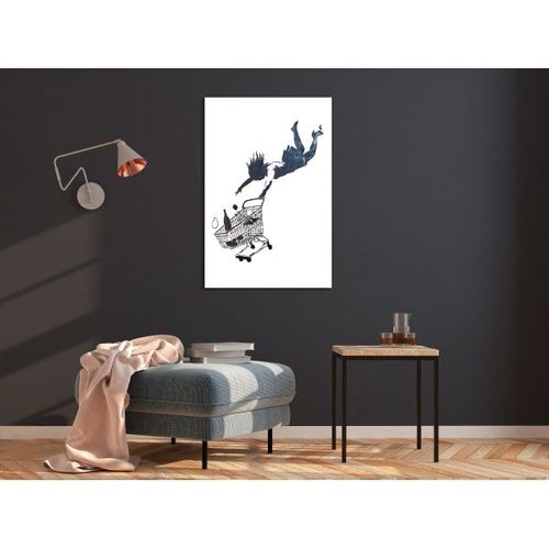 Tableau Shopping Spree 1 Pièce Vertical 80x120 Cm