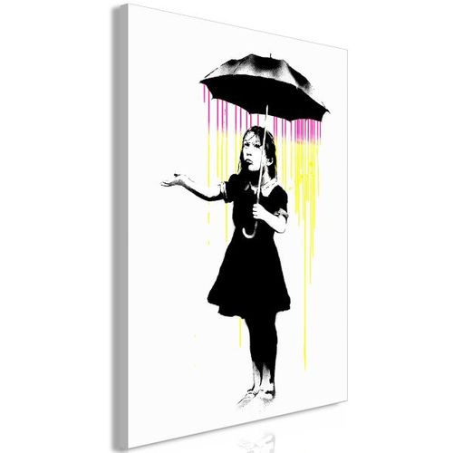 Tableau Girl With Umbrella 1 Pièce Vertical 40x60 Cm