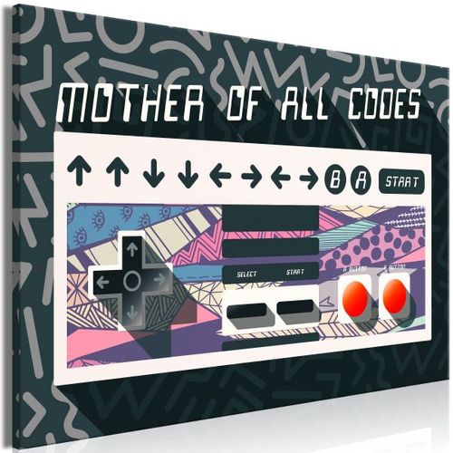 Tableau Mother Of All Codes 1 Pièce Wide 120x80 Cm