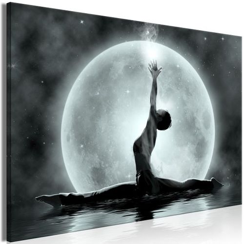 Tableau Personnages Twine (1 Part) Wide Grey 120x80 Cm