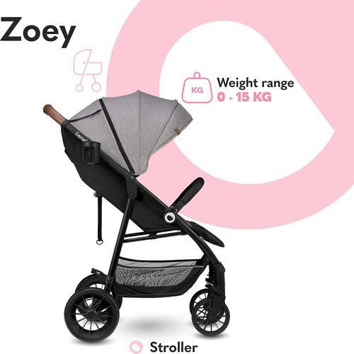 Poussette Zoey Gris Stone