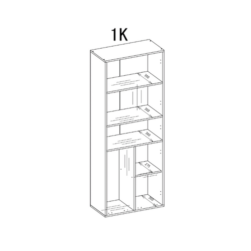 Meuble Salle De Bain, 174 X 30 X 60 Cm, Blanc Mat