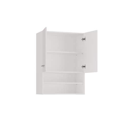 Armoire De Salle De Bain Pour Machine à Laver, 30 X 64 X 90 Cm, Blanc Mat