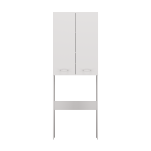 Armoire De Salle De Bain Pour Machine à Laver, 30 X 64 X 180 Cm, Blanc Mat