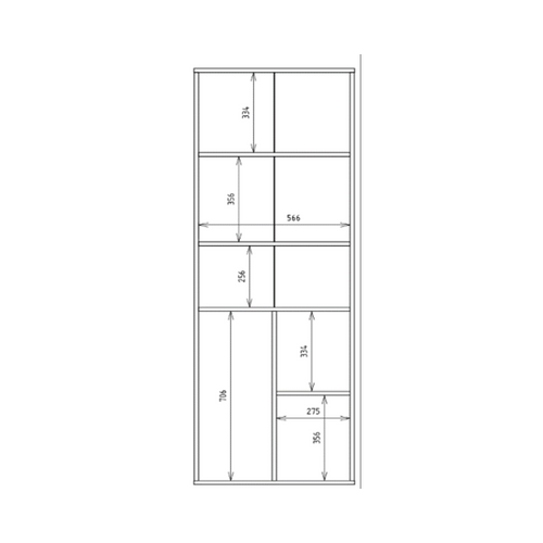 Meuble Salle De Bain, 174 X 30 X 60 Cm, Antracite / Chêne Artisan