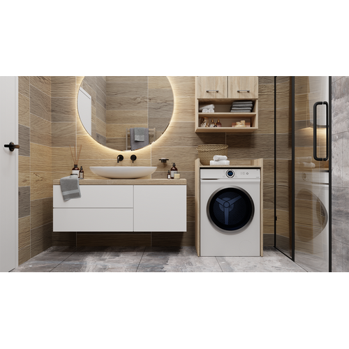 Armoire Pour Machine à Laver, Chêne Sonoma, 64 X 97,5 X 50 Cm