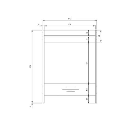 Armoire Pour Machine à Laver, Chêne Sonoma, 64 X 97,5 X 50 Cm