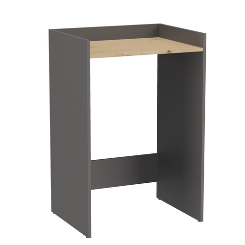 Armoire Pour Machine à Laver, Anthracite / Chêne Artisan, 64 X 97,5 X 50 Cm