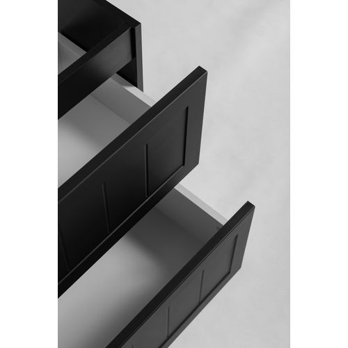 Meuble Sous Lavabo De Style Classique, Noir, 80 X 57 X 46 Cm