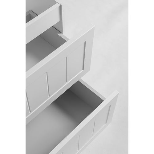 Meuble Sous Lavabo De Style Classique, Blanc, 80 X 57 X 46 Cm