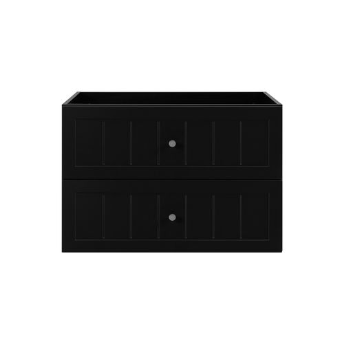 Meuble Sous Lavabo De Style Classique, Noir, 80 X 57 X 46 Cm