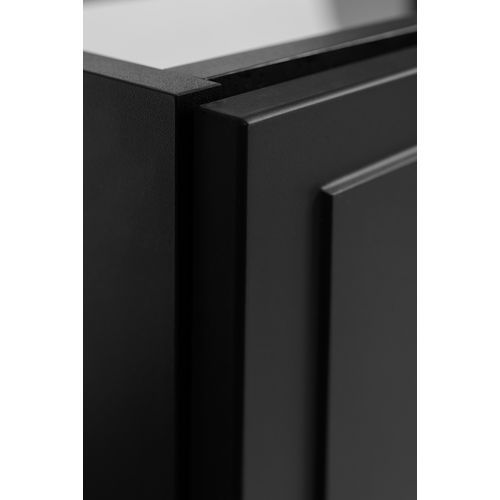 Meuble Sous Lavabo De Style Classique, Noir, 80 X 57 X 46 Cm