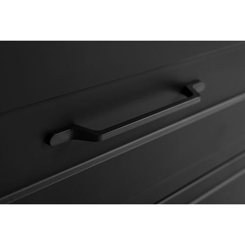 Meuble Sous Lavabo De Style Classique, Noir, 80 X 57 X 46 Cm