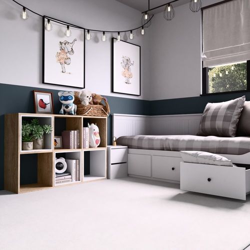 Bibliothèque Meuble De Rangement, 110 X 75 X 30 Cm, Couleur: Chêne Sonoma