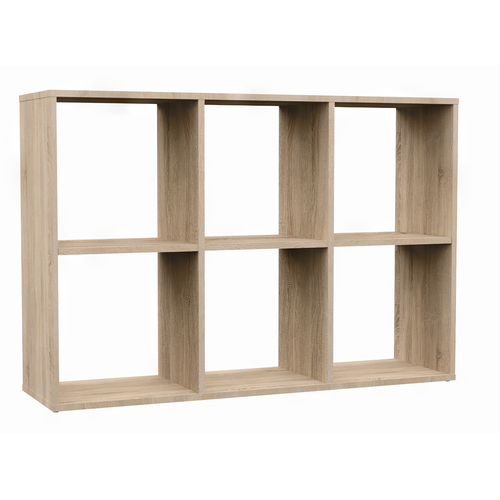 Bibliothèque Meuble De Rangement, 110 X 75 X 30 Cm, Couleur: Chêne Sonoma