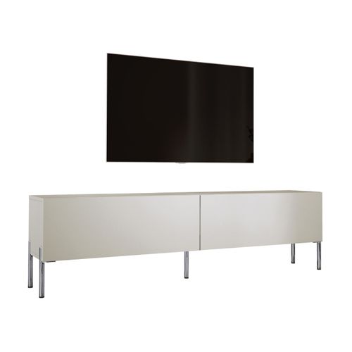 Meuble TV : Cachemire, Pieds Chrome, 170 X 52 X 32 Cm