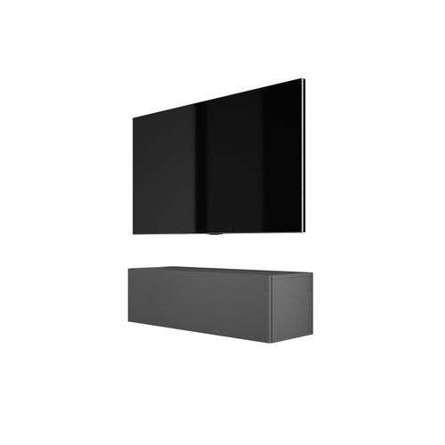 Meuble TV Suspendu, 100 X 34 X 32 Cm, Anthracite
