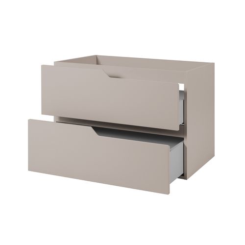 Meuble De Salle De Bain Suspendu Sous Lavabo, Cachemire, 80 X 57 X 46 Cm, Sans Plateau