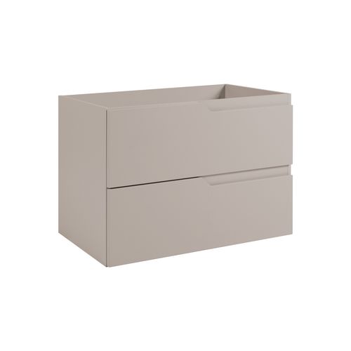 Meuble De Salle De Bain Suspendu Sous Lavabo, Cachemire, 80 X 57 X 46 Cm, Sans Plateau