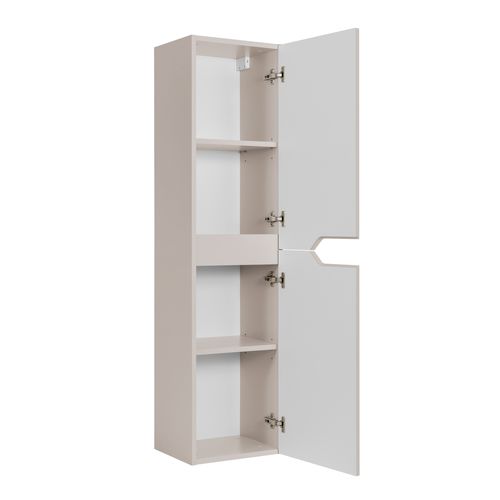 Armoire De Salle De Bain Suspendue, Cachemire, 35 X 136 X 27 Cm