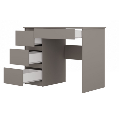 Bureau Gauche Avec 4 Tirois, 51 Cm X 98 Cm X 76 Cm, Argile